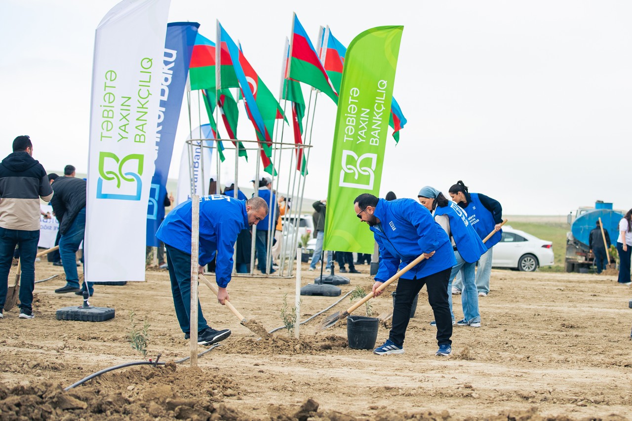 Bank of Baku-dan 1 milyon ağac hədəfinə dəstək - FOTOLAR